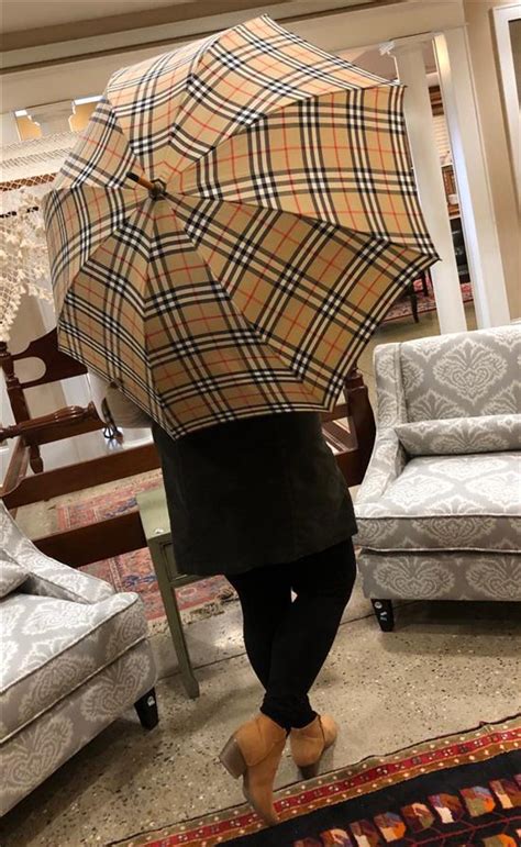 burberry fake umbrella|vintage burberry umbrella stand.